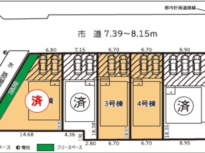 沼津市共栄町第3　新築分譲住宅　全5棟